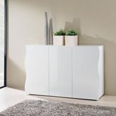 Tecnos Arredamento Mobile bianco 3 ante ONDA laccato bianco Lucido larghezza 130 cm