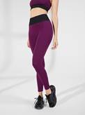 Legging Superslim in Costina - Colori : Rosso- Taglia : M