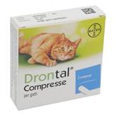 Drontal 2 Compresse per Gatti - Per il Trattamento Delle Infestazioni Miste Del gatto Da Nematodi e Cestodi​​​​​​​