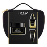 Lierac Premium Cofanetto Idea Regalo Trousse - Crème Voluptueuse 50ml + Siero Assoluto 13ml + Crema Occhi 5ml + Beauty Case in Regalo