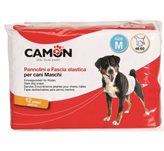 Pannolini a Fascia Elastica per Cani Maschi 12 pezzi - Mis. 2 ø 46/60 Cm