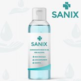 Gel alcolico igienizzante mani Sanix - Cartone da 12 (1 lt) + 6 dosette