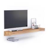 Porta Tv sospeso Evolution 180x40, Rovere Rustico