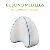 Cuscino per Gambe e Ginocchia Med Legs in Memory Foam utile per risolvere problemi legati al sonno