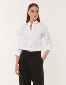 Camicia Bianco Stretch Tinta Unita