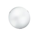 I-OBLO/PL50 - Plafoniera Lampada Classica Tonda Vetro Bianco Satinato Interno E27