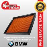 Filtro Aria sportivo Sprintfilter P1001S BMW serie 1,2,3,4 Rigenerabile a secco