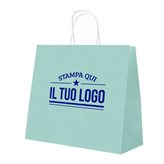 Shopper Pastello Orizzontale Personalizzata-55x15x39-pastello-verdeacqua-blu reflex