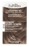 Euphidra ColorPRO XD Colorazione Permanente Tinta Numero 610 - Tinta capelli colore biondo scuro cenere