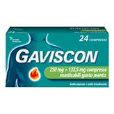 Gaviscon*24cpr Ment250+133,5mg