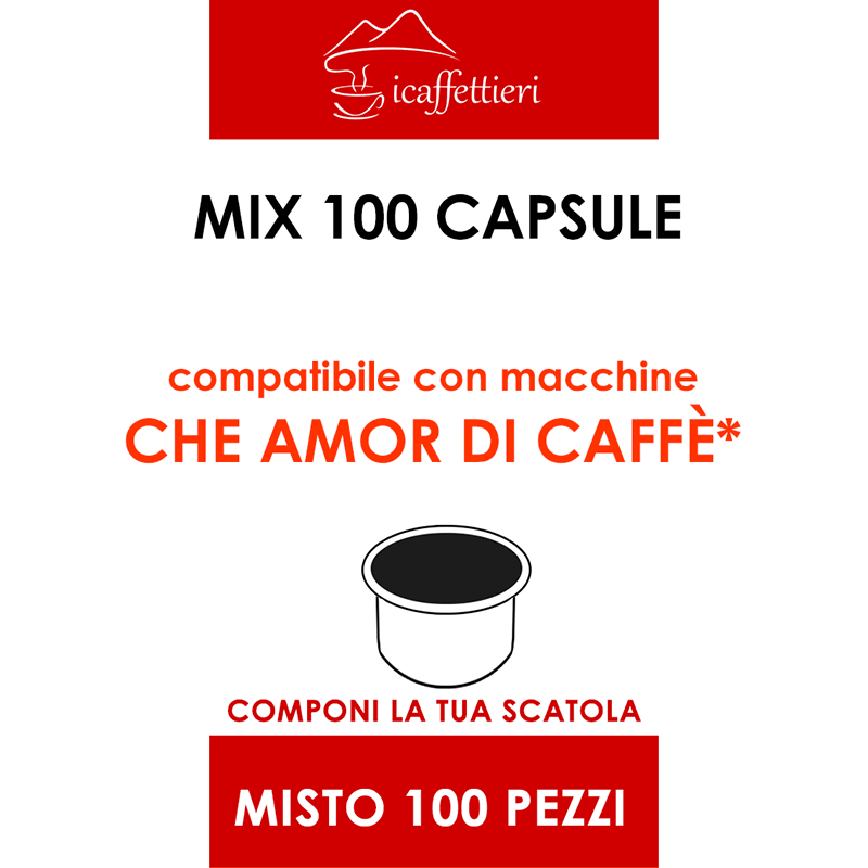 100 capsule a scelta compatibili Che Amor di Caffè *