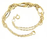 Bracciale da donna Oro giallo e bianco 171216