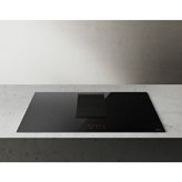 Elica  PRF0185060 Piano cottura  NIKOLATESLA PRIME S BL/F/83 - Versione Filtrante - Vetro nero + Ghisa - Touch Control - Limitatore di Potenza - Potenza Massima 536 m3/h