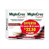 F&amp;F MiglioCres Linea Capelli Integratore Alimentare 60+60 Capsule Promo