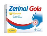 Zerinol Gola 18 Pastiglie 20mg Gusto Limone