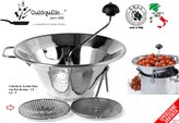 Omac Passatutto  Passaverdura Professionale  Chef  in Acciaio Inox Qualità Extra 100 % Made in Italy