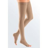 Medi - Mediven Plus - Calze compressive medicali classe 1, punta aperta - AG Calza Coscia SENZA autoreggente - Colore : Beige- Taglia : II- Versione : Corto