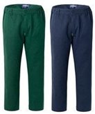 Pantalone Da Uomo Verde o Blu In Cotone 260 gr Da Lavoro Generico Operaio Meccanico - Blu, XXL