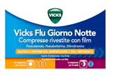 Vicks Flu Giorno e Notte 12 Compresse Giorno + 4 Compresse Notte