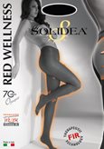 Solidea Red Wellness 70 Opaque Collant Coprente Microfibra Colore Nero Taglia 4 L