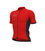 Maglia ciclismo ALE' SOLID COLOR BLOCK rosso - Taglia : XXXL