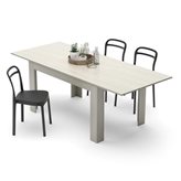 Table extensible Cuisine, Easy, Orme Perle