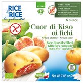 Rice&amp;Rice Cuor Di Riso Ai Fichi Biologico Senza Glutine 6x33g