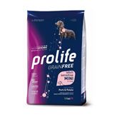 Prolife grain free adult sensitive maiale e patate mini 600gr