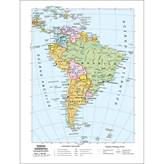 Carta geografica sud  america