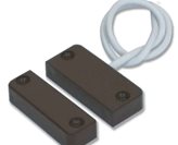 Contatto magnetico Hiltron per porte e finestre marrone C58M