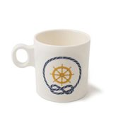 Cartaffini Mug Timone in melamina,  diam. 8,2 cm / H 8,50 cm, capacit 350 ml  Colore: Bianco Avorio