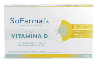 Sofarmapiù Test Vitamina D Autodiagnostico