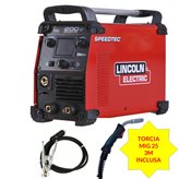 LINCOLN SPEEDTEC 200C SINERGICA CON ACCESSORI