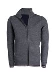 Uvaspina Giacca full zip foderata in pile - XL / Grigio