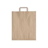 Shopper Flat Bag Carta Naturale cm20x6x24