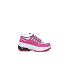 Fornarina - Sneakers donna in camoscio - Art. Up White-Fuxia - 37