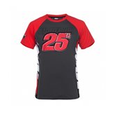 T-shirt Maverick Vinales - 25 Red/Grey - Taglia Maglia : XL