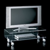 Emporium Carrello porta tv basso 92x41xh30 cm ANDY 6 in metacrilato trasparente Andy 6 Portata Massima:KG 60