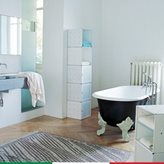 Graepel spa Composizione QBO Doppia Bagno Bianca