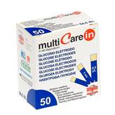 Multicare-IN Glucosio 50 Strisce Per la Misurazione Della Glicemia