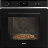 Forno Termoventilato Smeg SF6400PZB 65L Classe A Nero