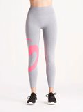 Legging Sport Melange idratanti e snellenti - Colori : Grigio- Taglia : L