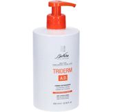 Bionike Triderm A.D. Crema Detergente Corpo e Capelli - Detergente per pelle secca e atopica di adulti e bambini - 490 ml