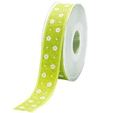 Nastro Cotone Primavera Verde Chiaro cm2,5x15m