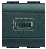 Presa HDMI 2 Posti Serie Civili Bticino LivingLight L4284