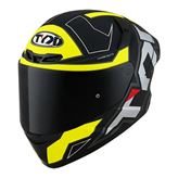 KYT TT-Course Electron - Matt Black/Yellow (Taglia Casco: S/55-56)