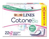 Lines Cotone Bio Salvaslip Ripiegati 24 Pezzi