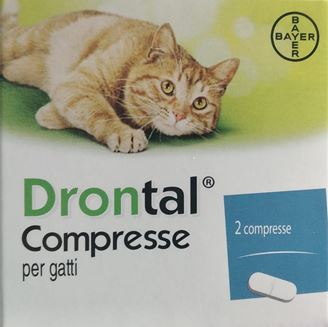 DRONTAL GATTO 2 COMPRESSE ANTIPARASSITARIO