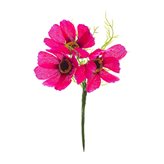 Pick Papaveri 3 fiori Fucsia cm18