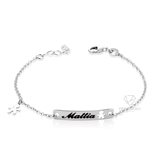 Bracciale Bimbo Personalizzabile “Charms’ Kids” In Argento 925% Prestigio Gioielli